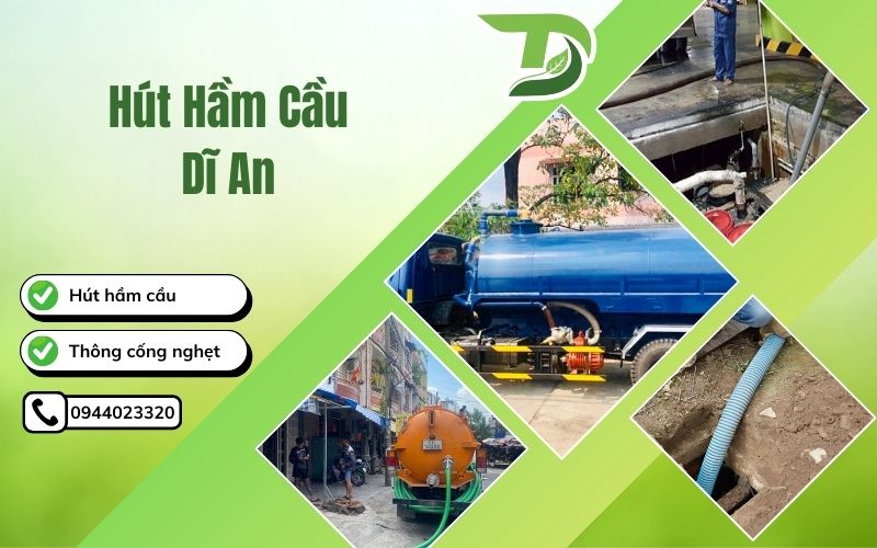 Hút hầm cầu Dĩ An