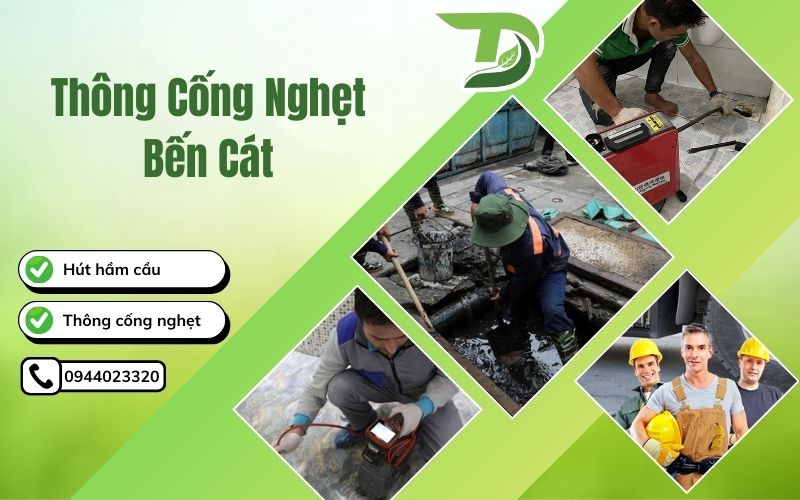 Thông cống nghẹt Bến Cát