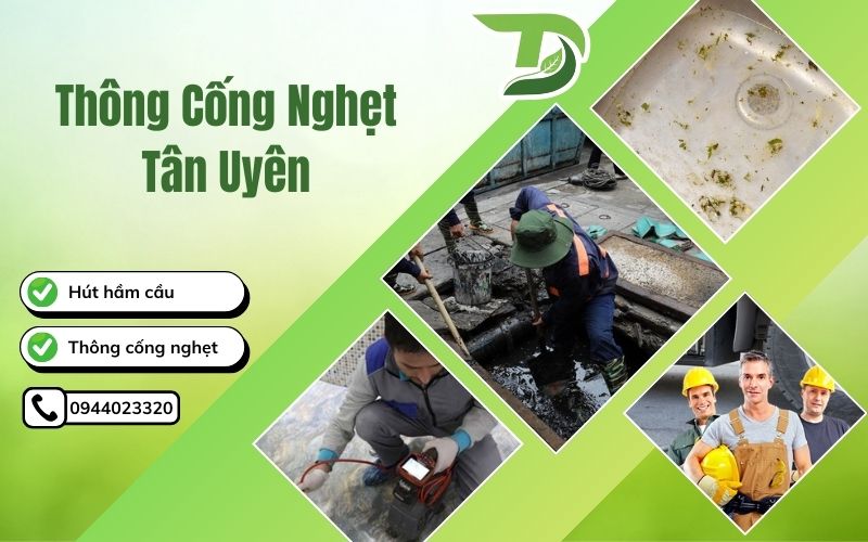 Thông cống nghẹt Tân Uyên