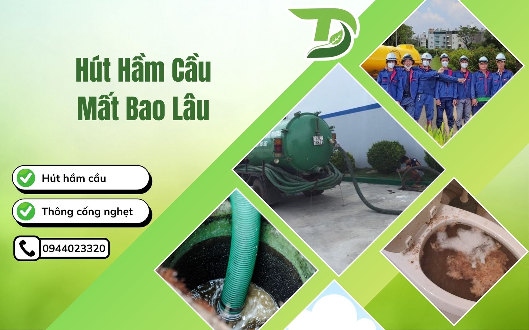 Hút hầm cầu mất bao lâu