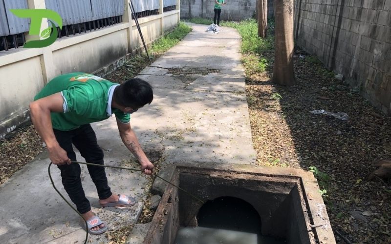 Nạo vét hố ga Long Thành