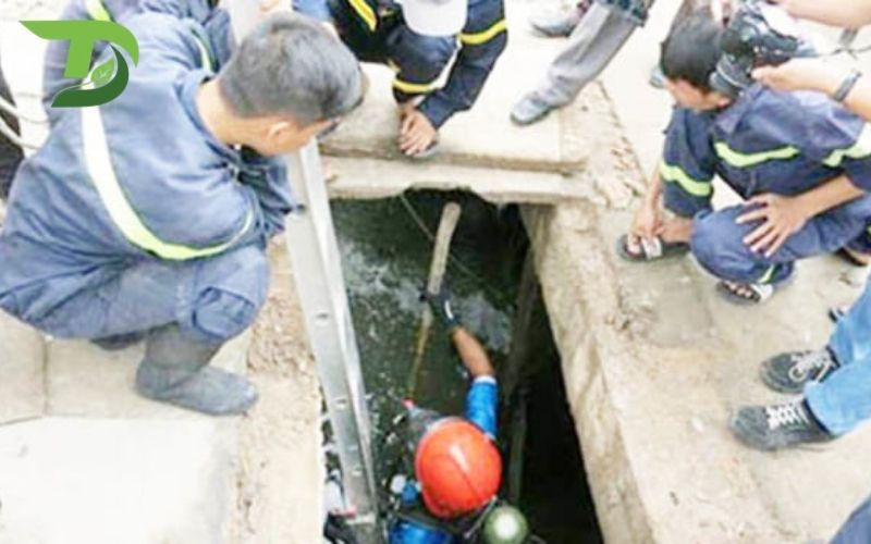 Nạo vét hố ga Long Điền