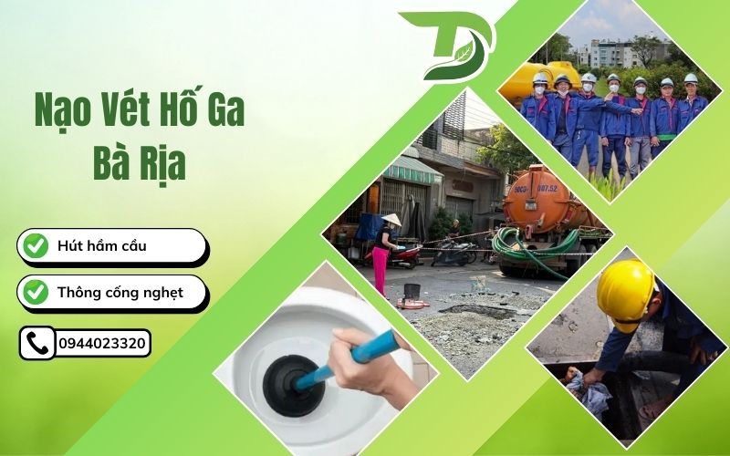 Nạo vét hố ga Bà Rịa