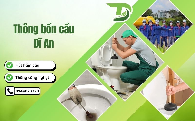 Thông bồn cầu Dĩ An