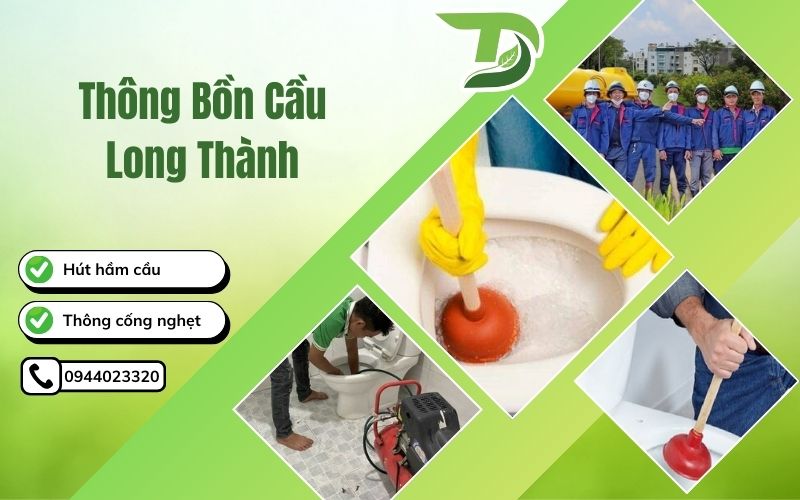 Thông bồn cầu Long Thành