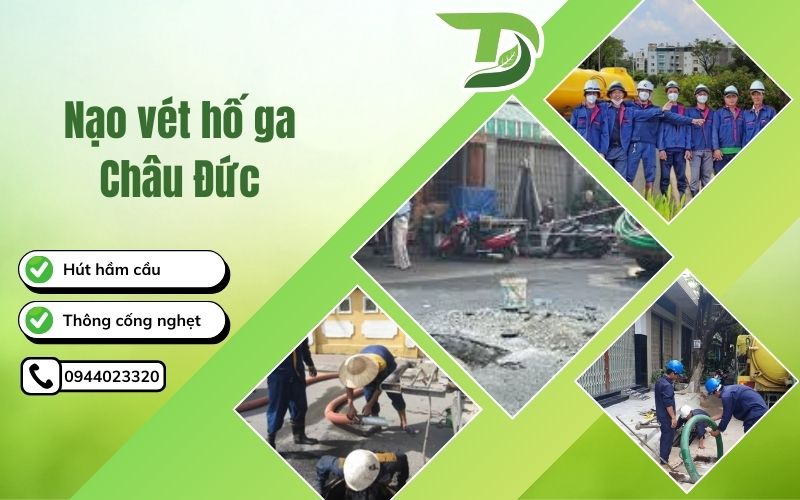 Nạo vét hố ga Châu Đức