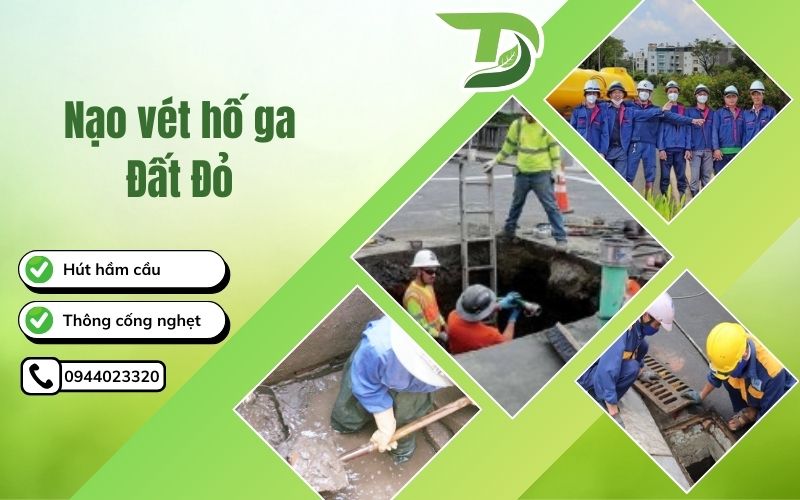Nạo vét hố ga Đất Đỏ