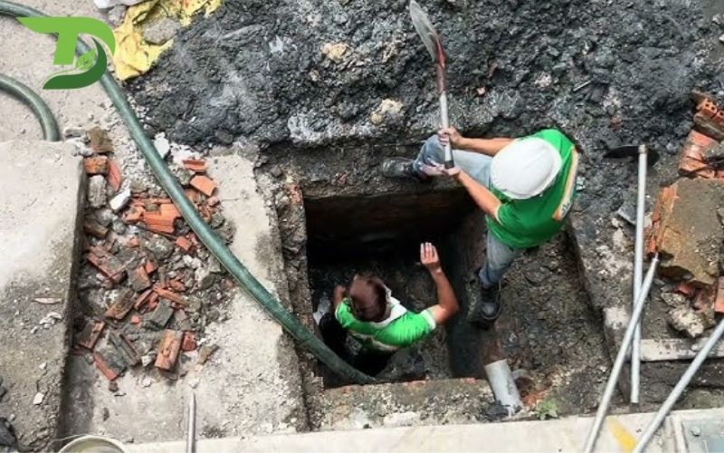 Nạo vét hố ga Thủ Dầu Một