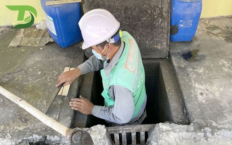 Nạo vét hố ga Thủ Dầu Một