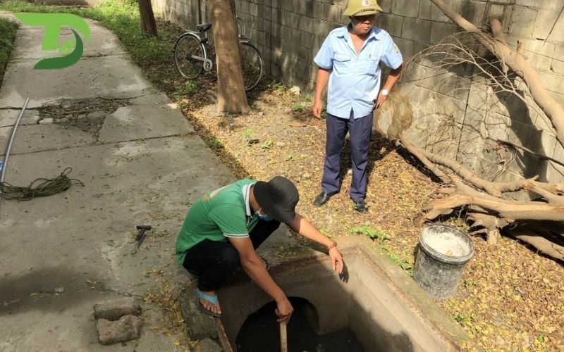 Nạo vét hố ga Thủ Dầu Một