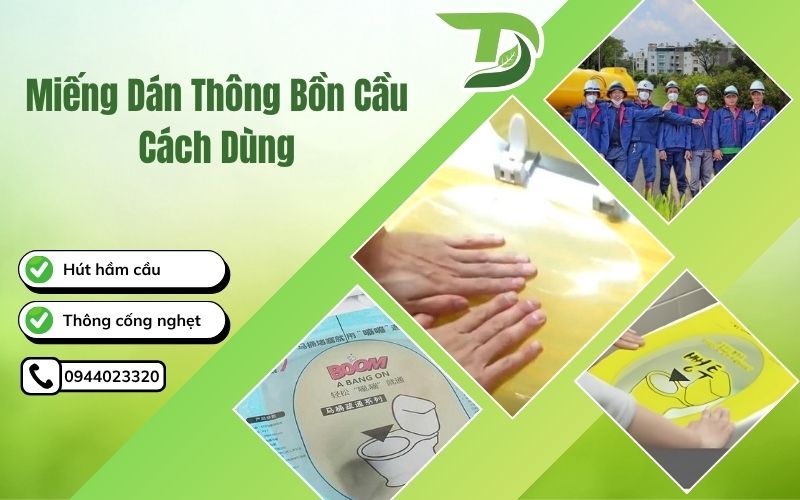Miếng dán thông bồn cầu