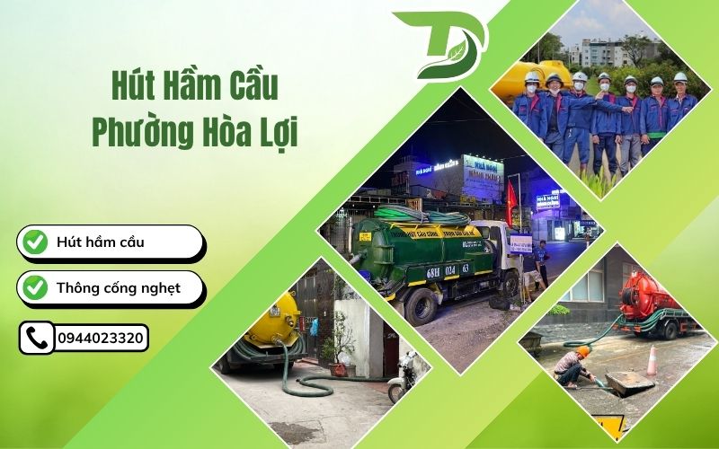Hút Hầm Cầu Phường Hòa Lợi