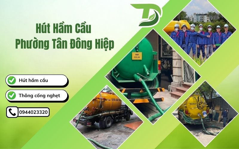Hút hầm cầu Phường Tân Đông Hiệp