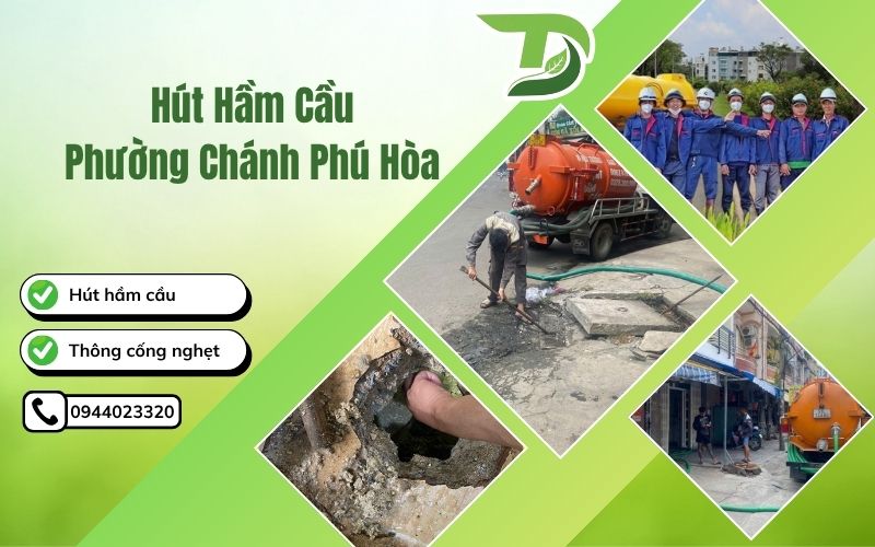 Hút hầm cầu Phường Chánh Phú Hòa