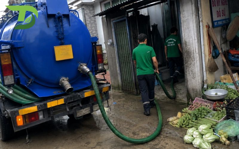 Hút hầm cầu Phường Long Hương
