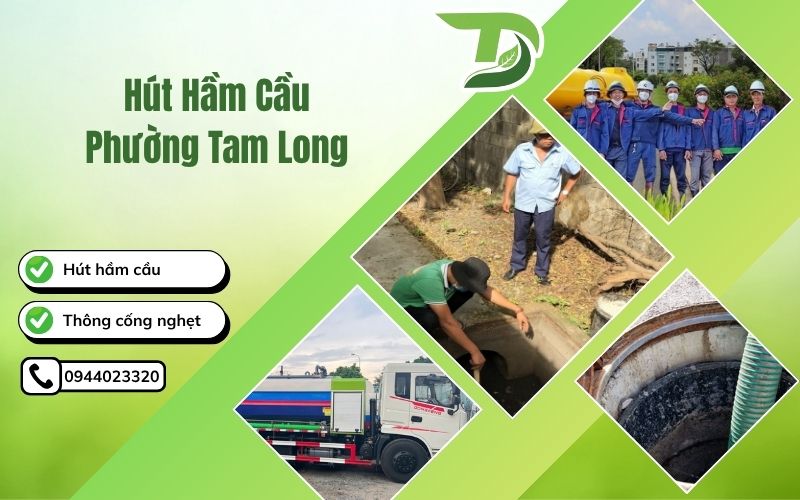 Hút hầm cầu Phường Tam Long