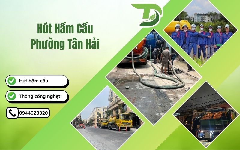 Hút hầm cầu Phường Tân Hải