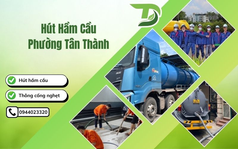 Hút hầm cầu Phường Tân Thành