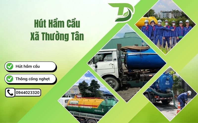 Hút hầm cầu Xã Thường Tân