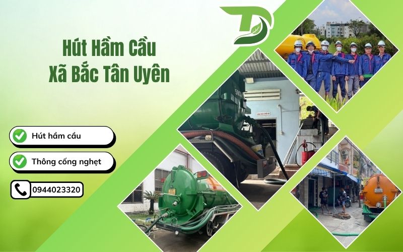 Hút hầm cầu Xã Bắc Tân Uyên